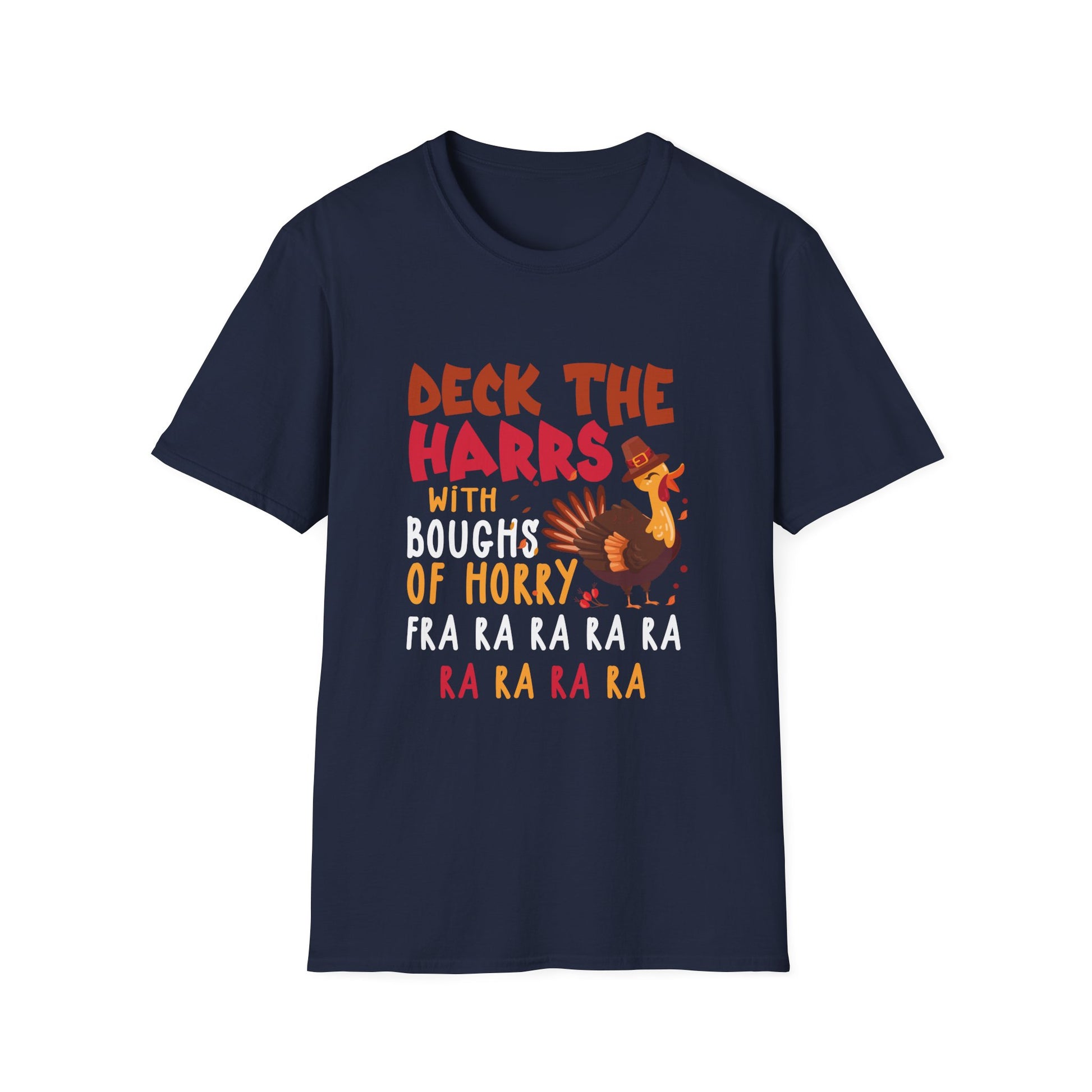 Christmas Shirt Deck The harrs Fra Ra Ra Funny Turkey Tee T-Shirt