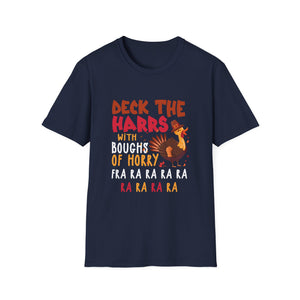 Christmas Shirt Deck The harrs Fra Ra Ra Funny Turkey Tee T-Shirt