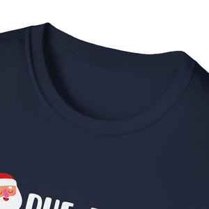Ugly Christmas Sweater T-Shirt — “Due to Inflation This Is My Ugly Christmas Sweater” Holiday Tee