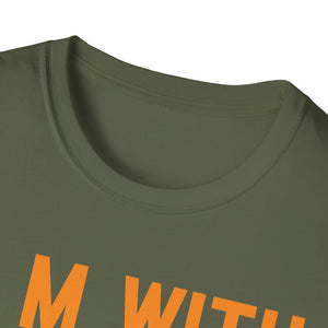 I'm With The Witch T-Shirt — Funny Halloween Couple Arrow Tee