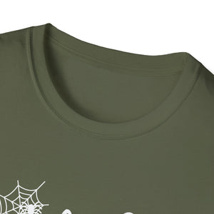 Creep It Real Skateboarding Ghost Halloween T-Shirt