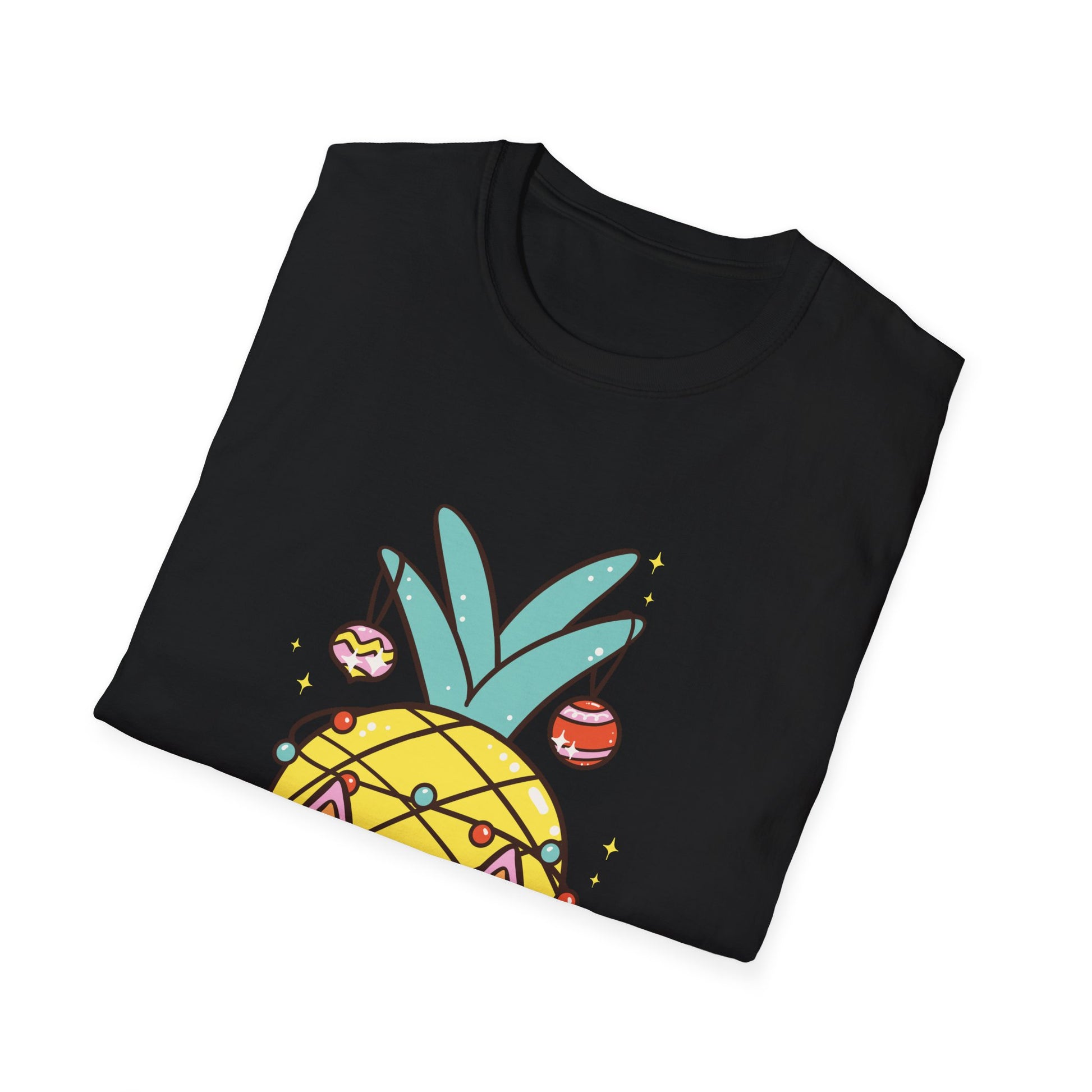 Pineapple Stars Graphic T-Shirt — Cute Tropical Fruit Tee