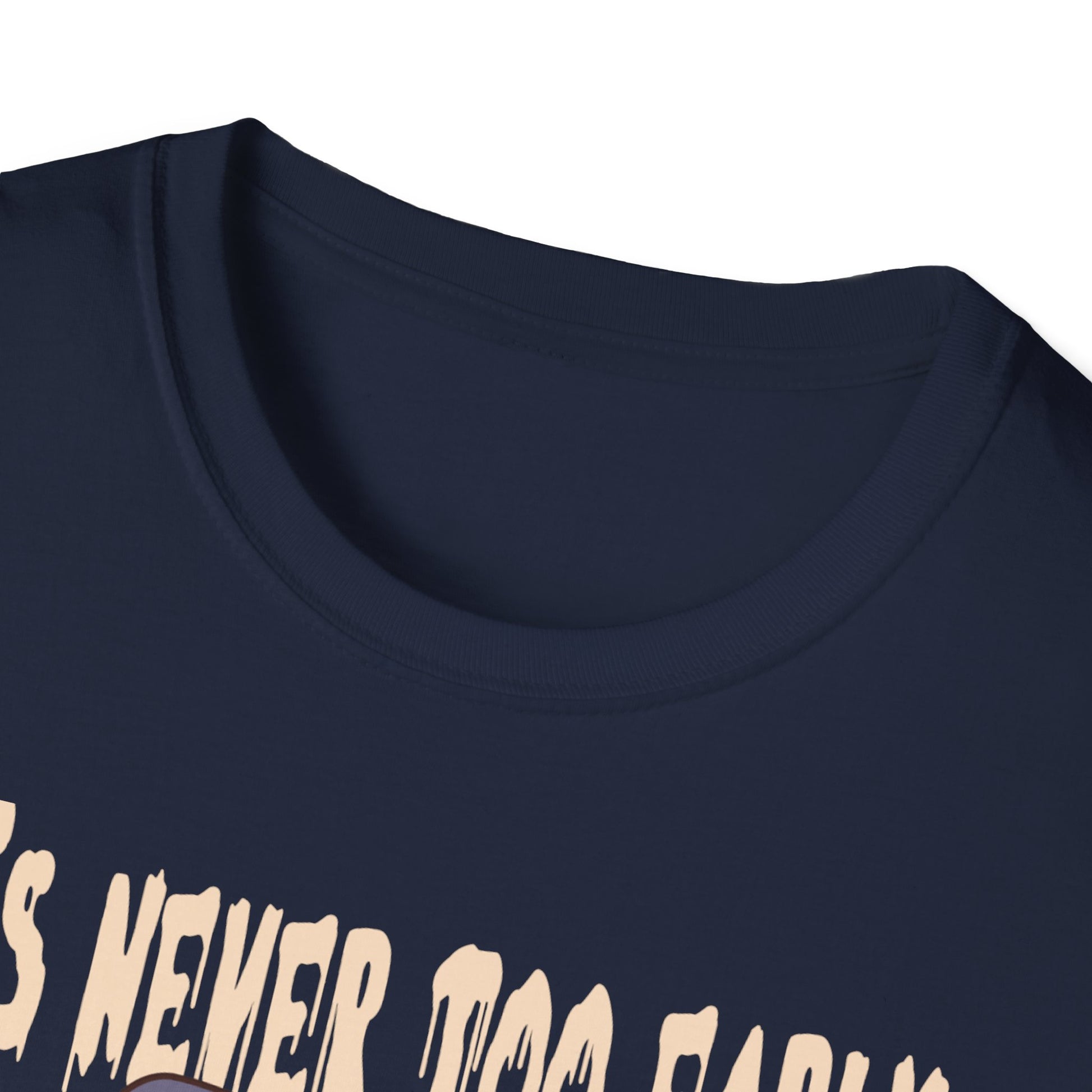 Halloween Sloth T-Shirt — "It's Never Too Early For Halloween" Cute Witch Sloth Pumpkin Tee