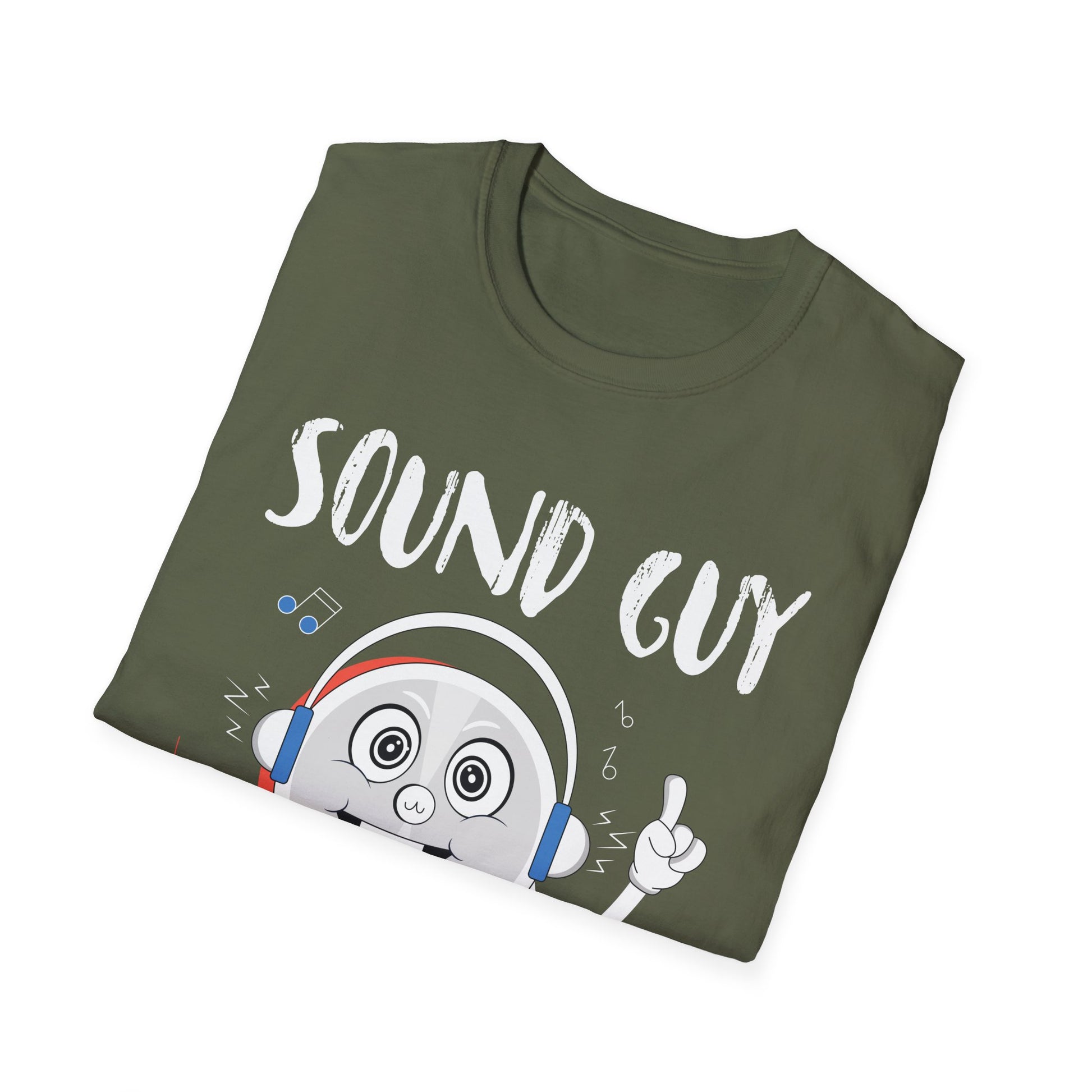 Sound Guy T-Shirt — Funny Audio Engineer Tee with Headphones & Mixer