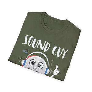 Sound Guy T-Shirt — Funny Audio Engineer Tee with Headphones & Mixer