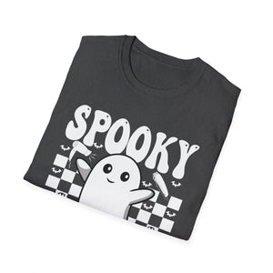 Spooky Hairstylist T-Shirt — Cute Ghost Hairdresser Halloween Tee