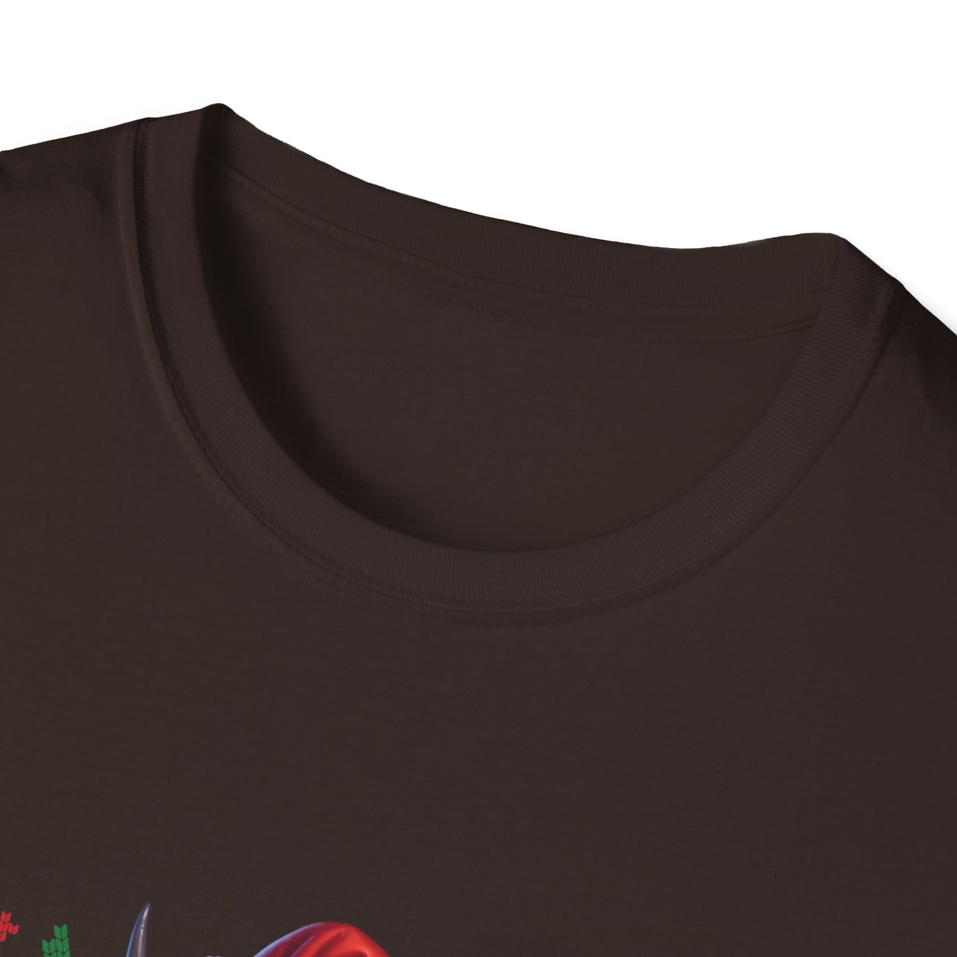 Mooey Christmas Heifer Cow Reindeer Christmas Lights Unisex Softstyle T-Shirt