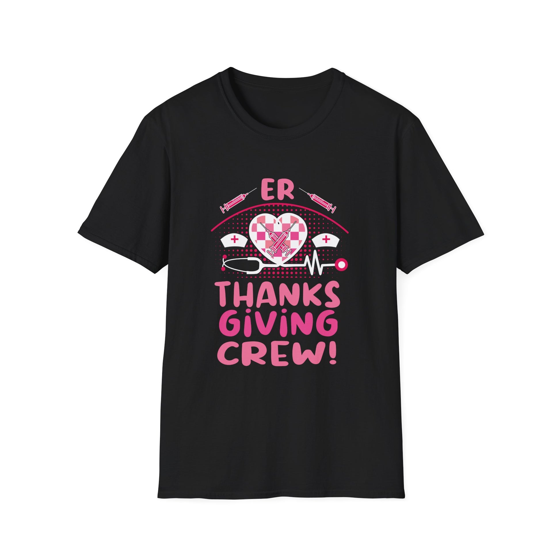 ER Thanksgiving Crew T‑Shirt — Nurses Holiday Medical Team Shirt  Unisex T-Shirt