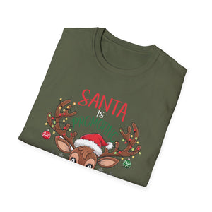 Santa Is Promoting Me To Big Sister Funny Christmas Girls T-Shirt