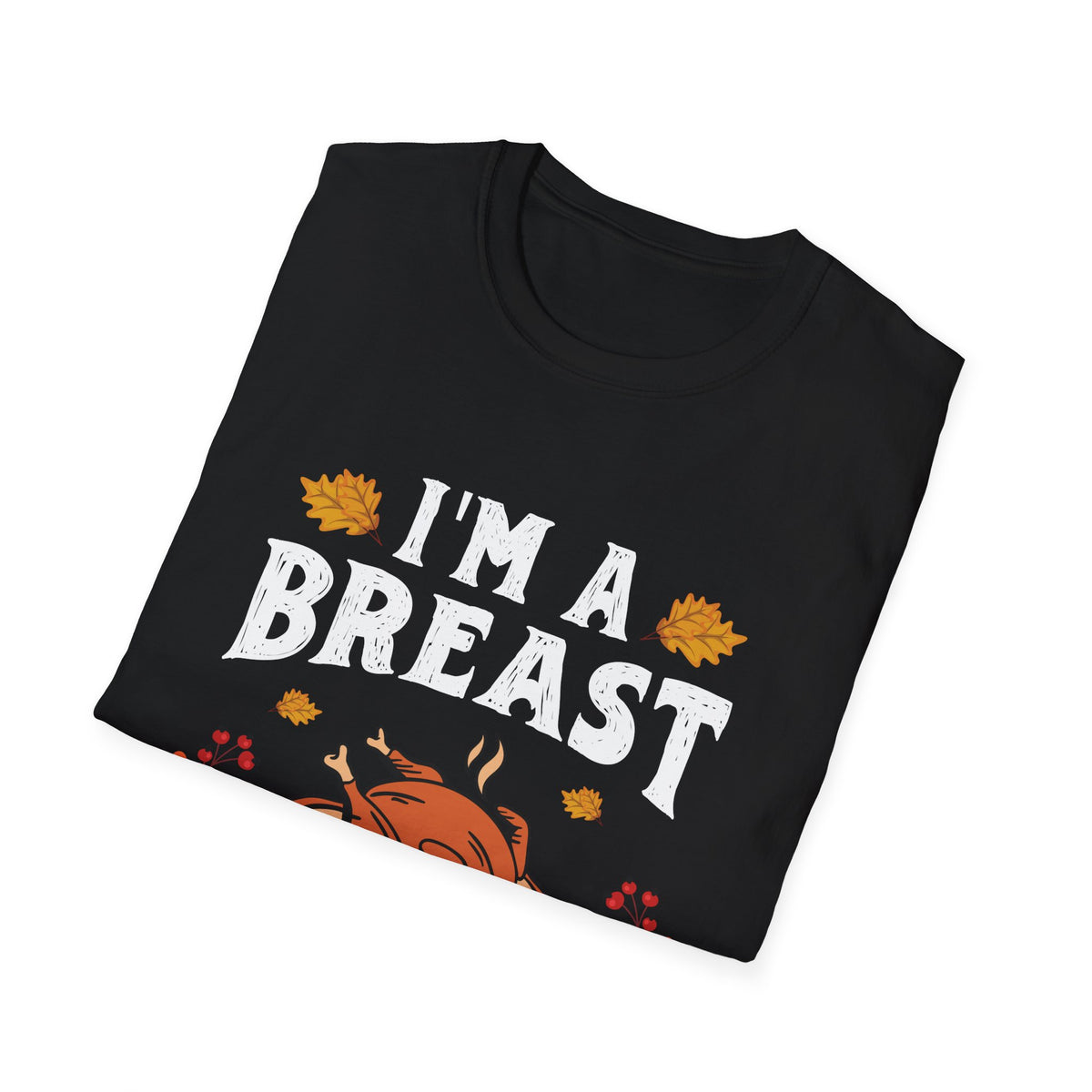 I_m Just Here For The Pie Thanksgiving T-Shirt - Black_ Unisex-Adults_ Small_ Short Sleeve_ Crew Collar_ Modern Humorous_ Thanksgiving