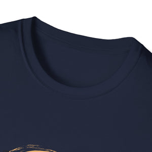 Halloween Cat & Jack-o'-Lantern T‑Shirt — Spooky Pumpkin Night Tee