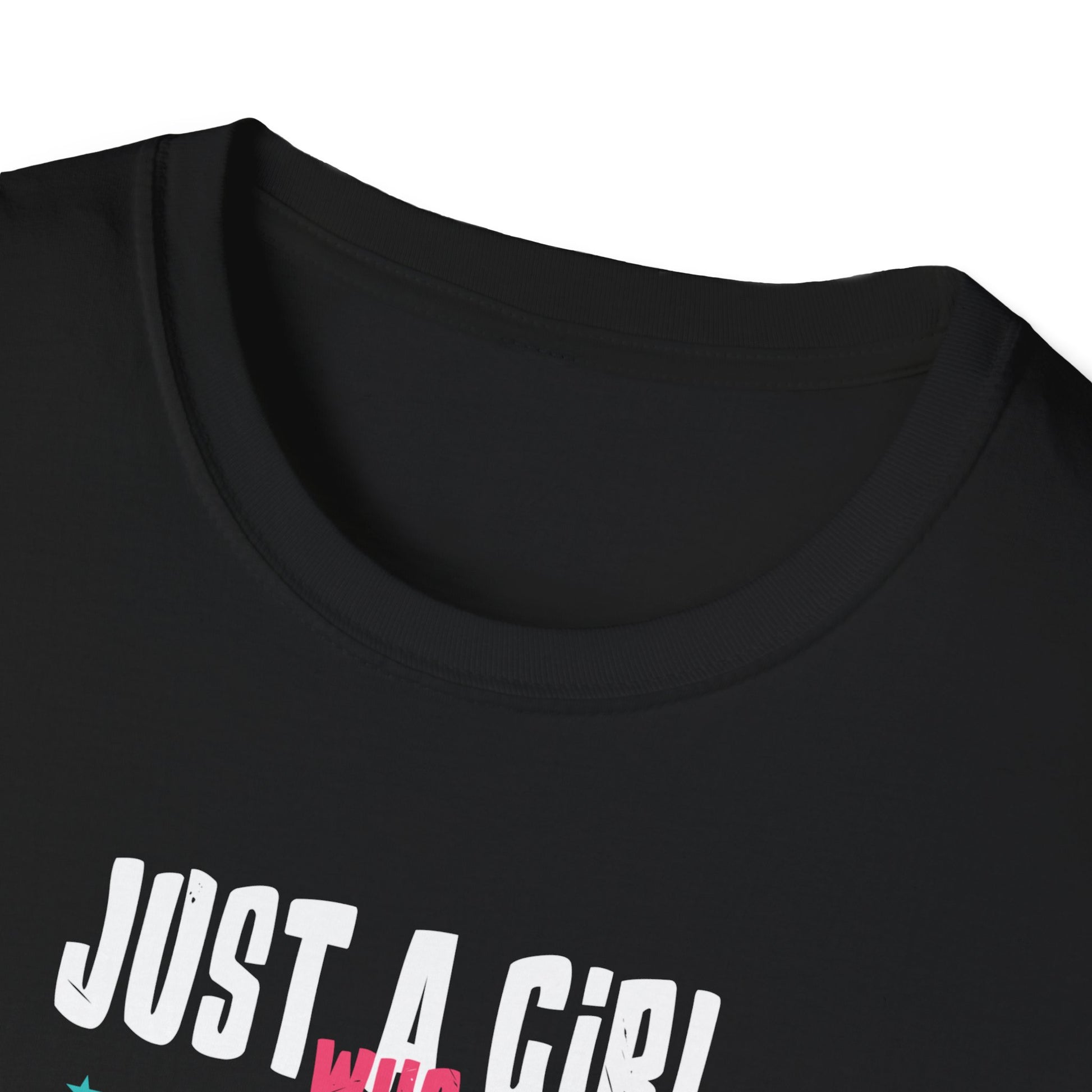 Just A Girl Who Loves Anime And K-Pop African American Afro Unisex T-Shirt