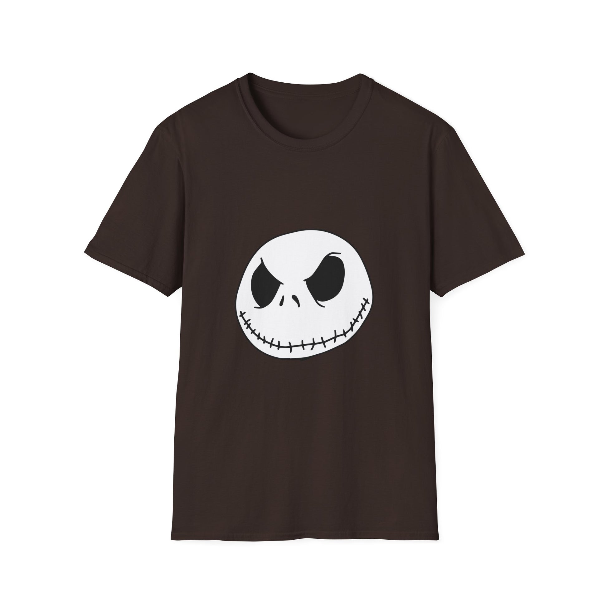 Jack Skellington Face T-Shirt — Halloween Gothic Graphic Tee