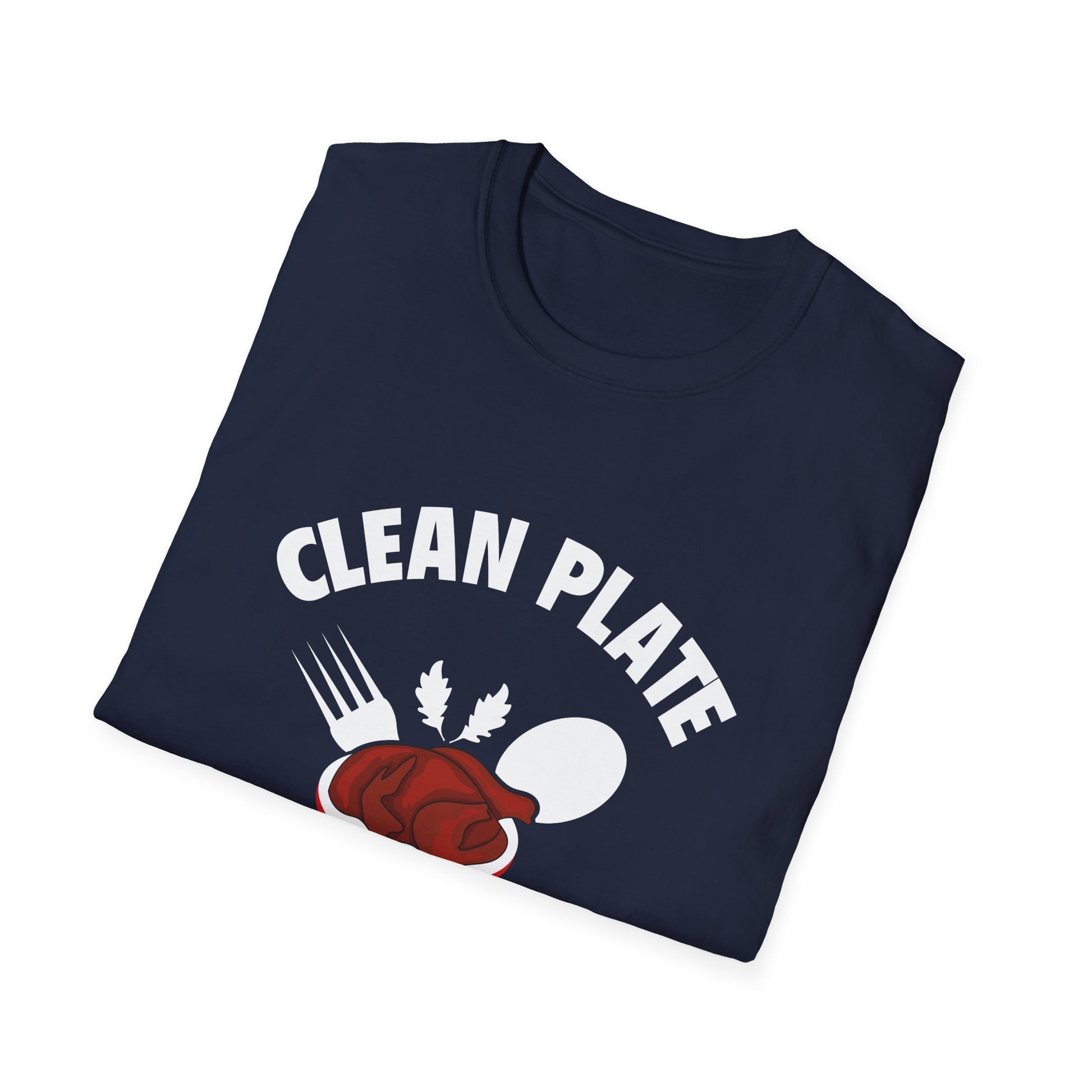 Clean Plate Club T-Shirt — Funny Eating & Foodie Tee  Unisex T-Shirt