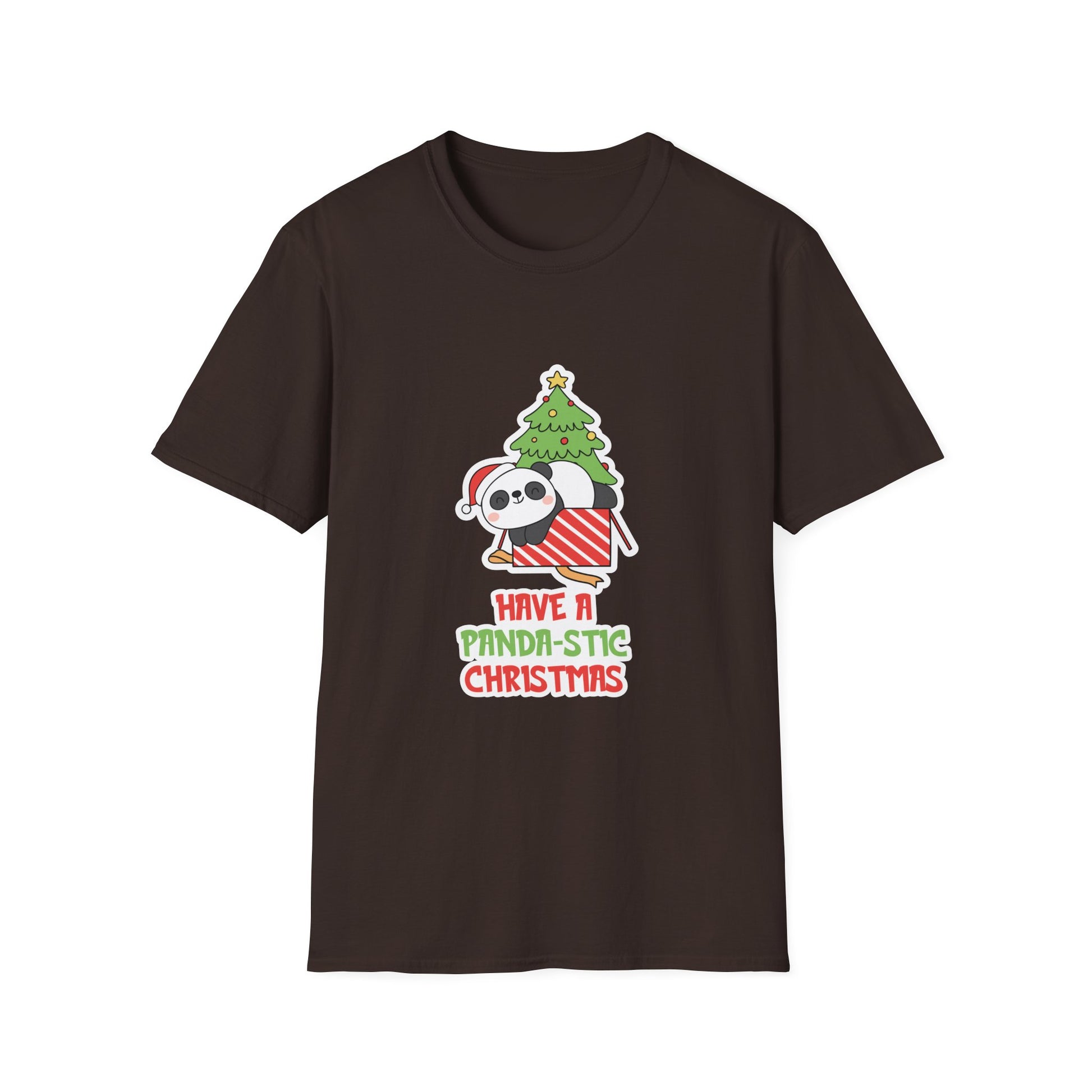Christmas Panda T-Shirt — "Have a Panda-stic Christmas" Holiday Tee