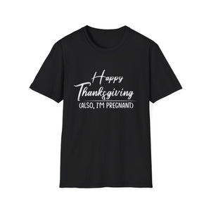 Pregnancy Announcement Thanksgiving T-Shirt — 
