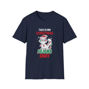 Cat Lover This Is My Christmas Pajama Shirt Christmas Unisex T-Shirt