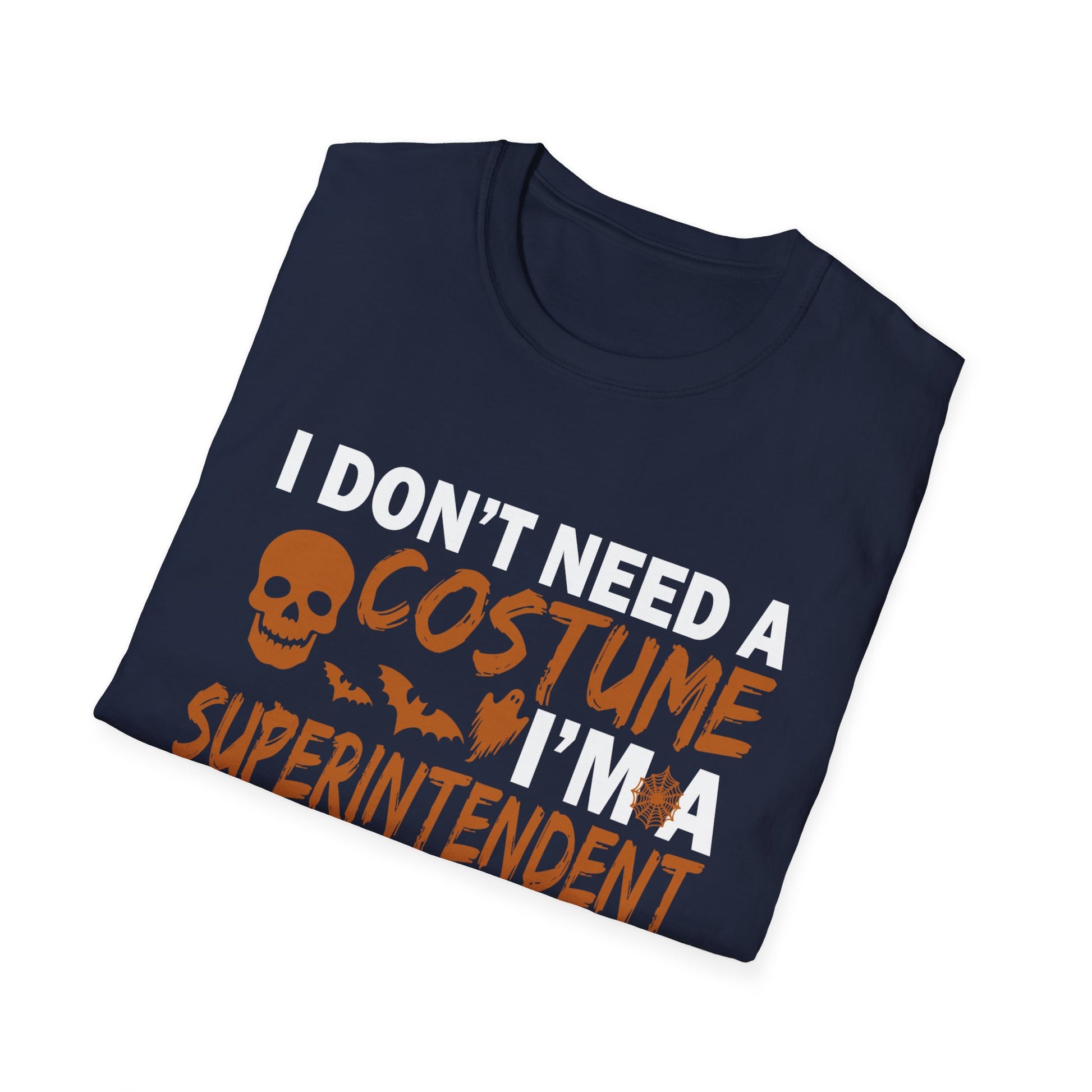 Lazy Halloween Costume - School Superintendent Halloween TeeUnisex Softstyle T-Shirt