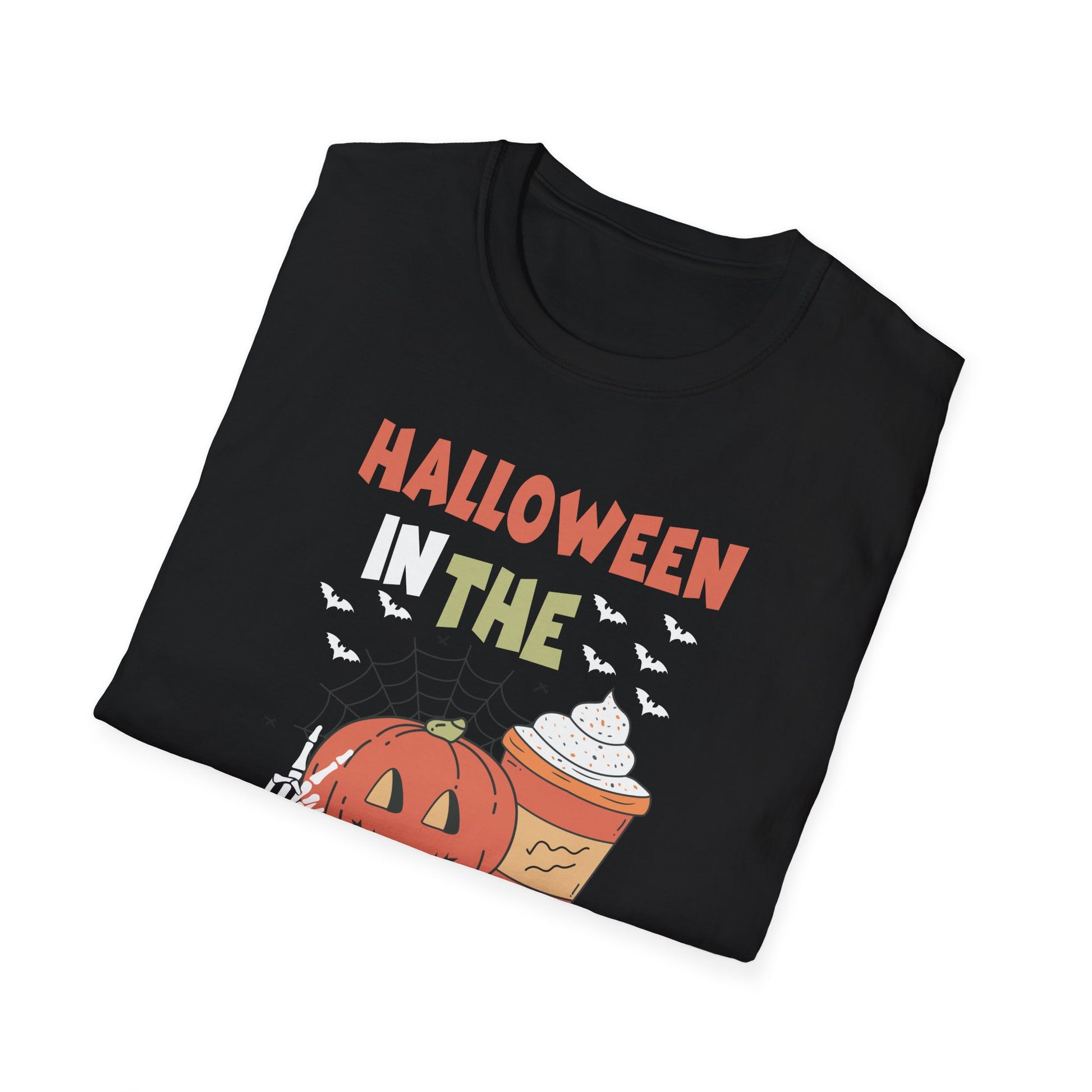 Halloween In The Classroom Teacher Coffee Halloween Costume T-Shirt Unisex Softstyle T-Shirt