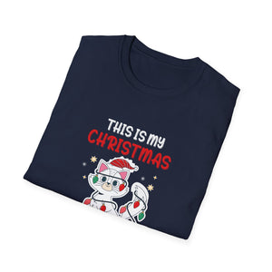 Cat Lover This Is My Christmas Pajama Shirt Christmas Unisex T-Shirt
