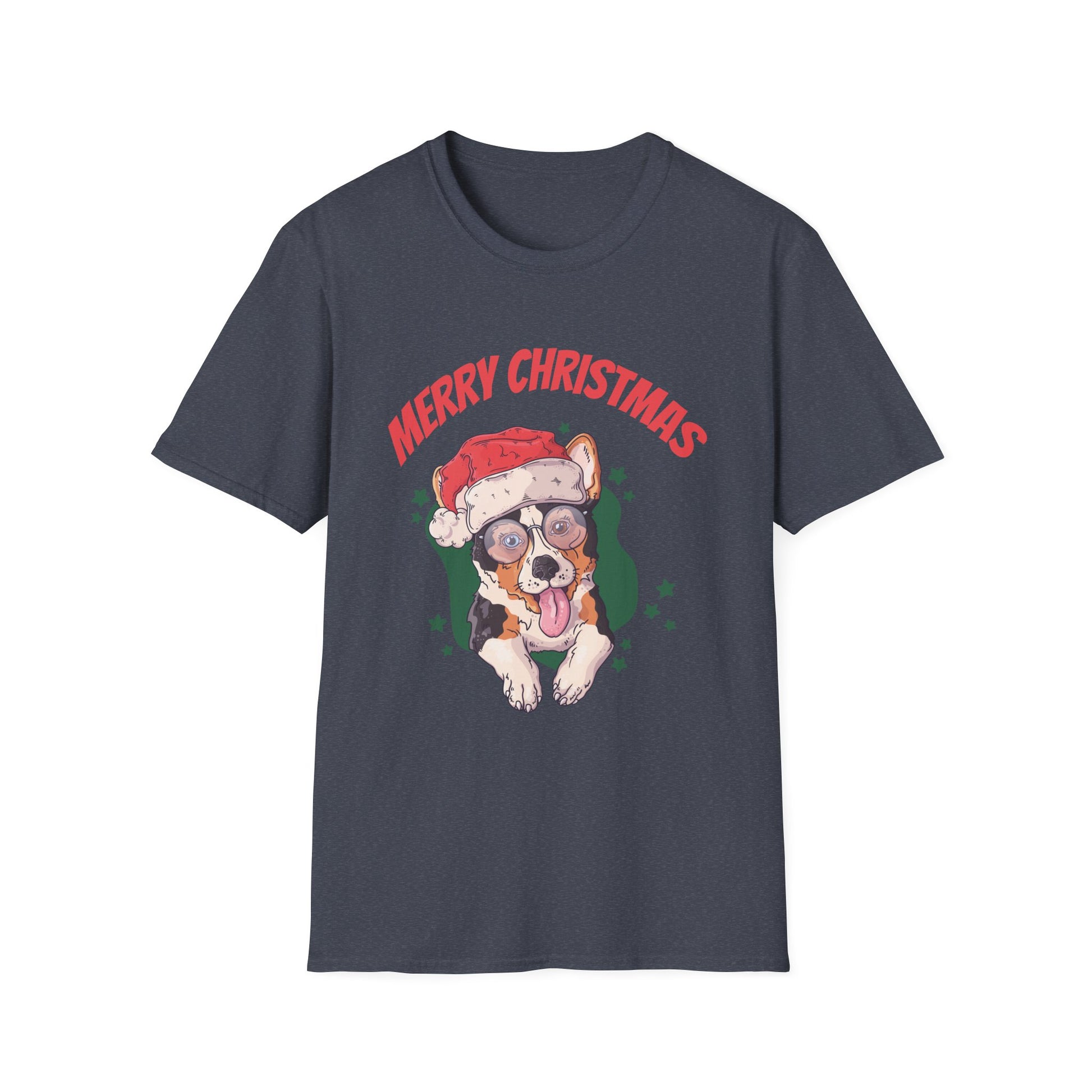 Blue Heeler With Christmas Sweater Unisex T-Shirt