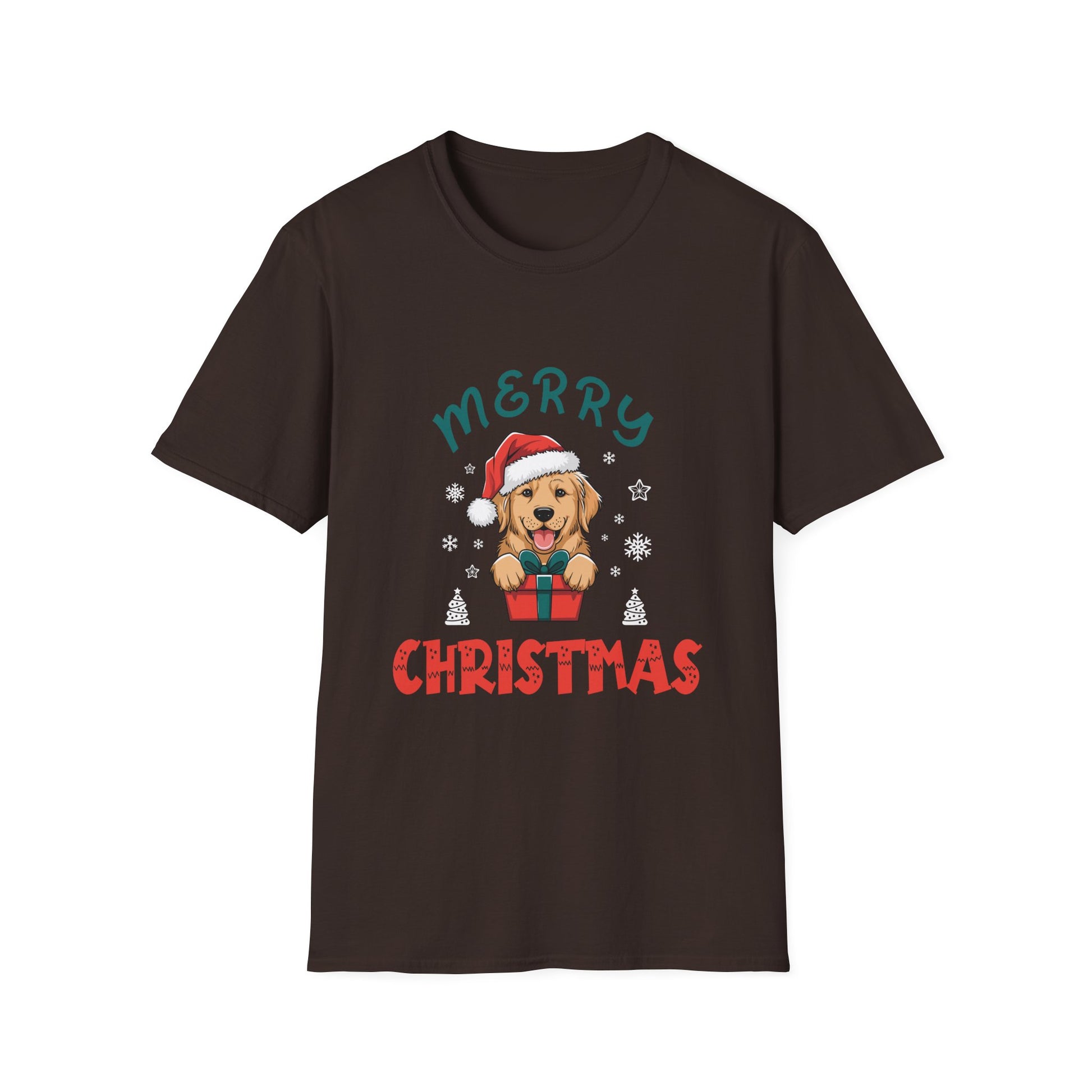 Merry Christmas Retriever Gold Ugly Christmas Unisex T-Shirt
