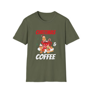 Christmas And Coffee Gingerbread Christmas Unisex T-Shirt