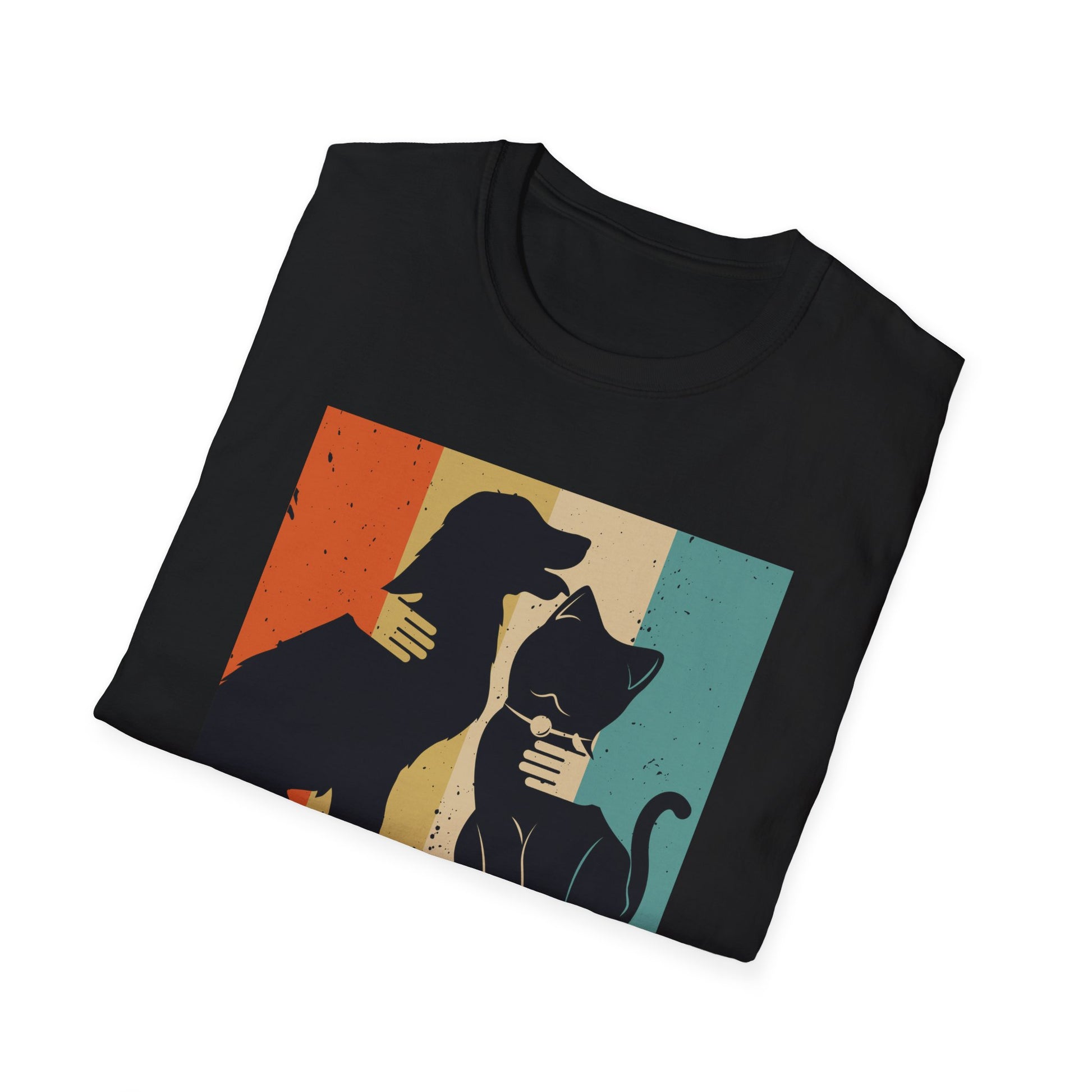 Retro Cat Dog Mom Cat Mama Furmama Puppy Kitty Mothers Day Unisex T-Shirt