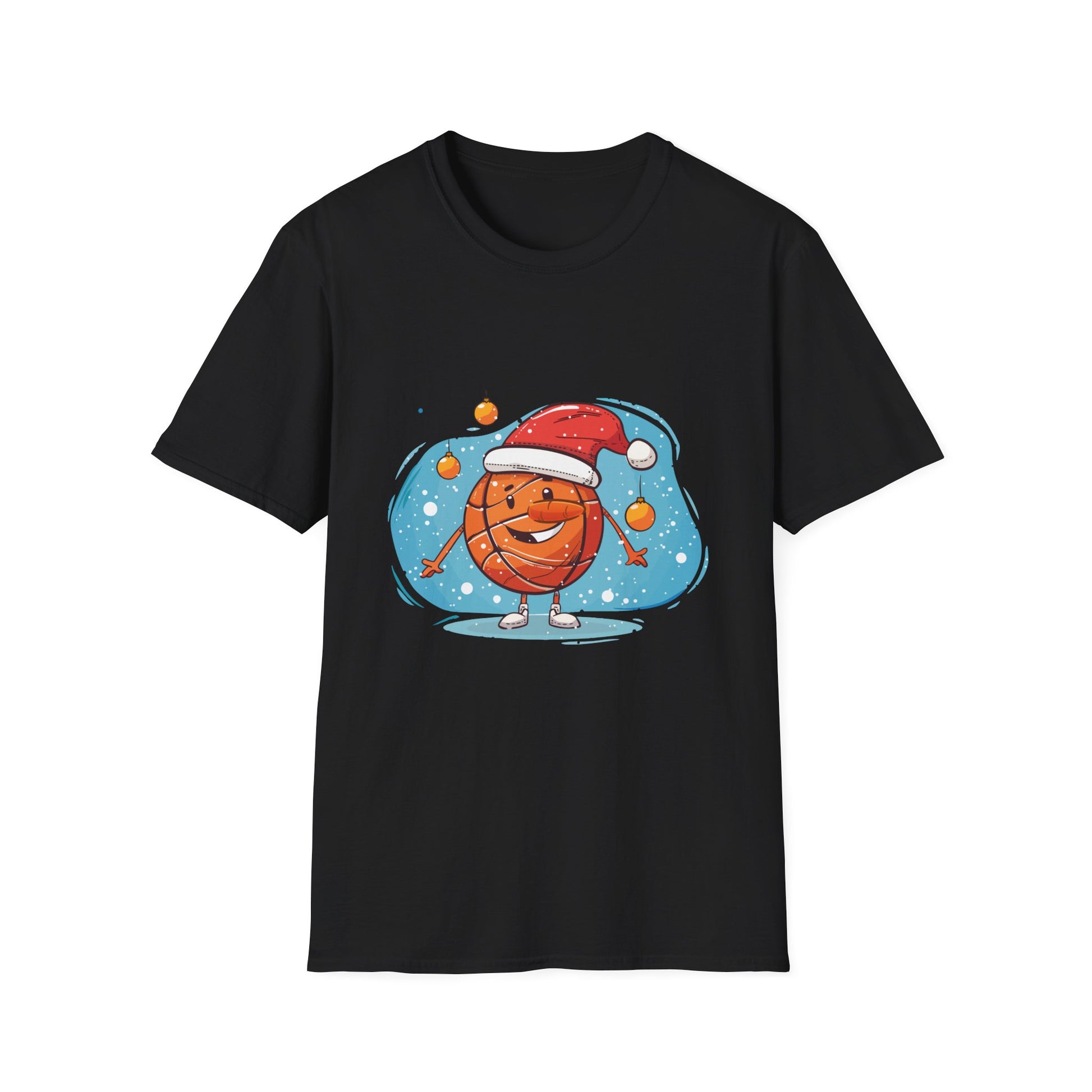 Christmas Basketball Snowman Shirt Basketball Christmas Unisex T-Shirt