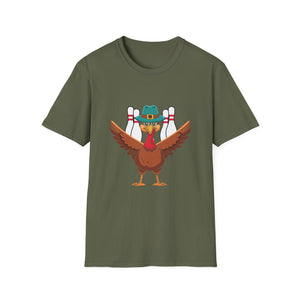 Thanksgiving Bowling Turkey T-Shirt