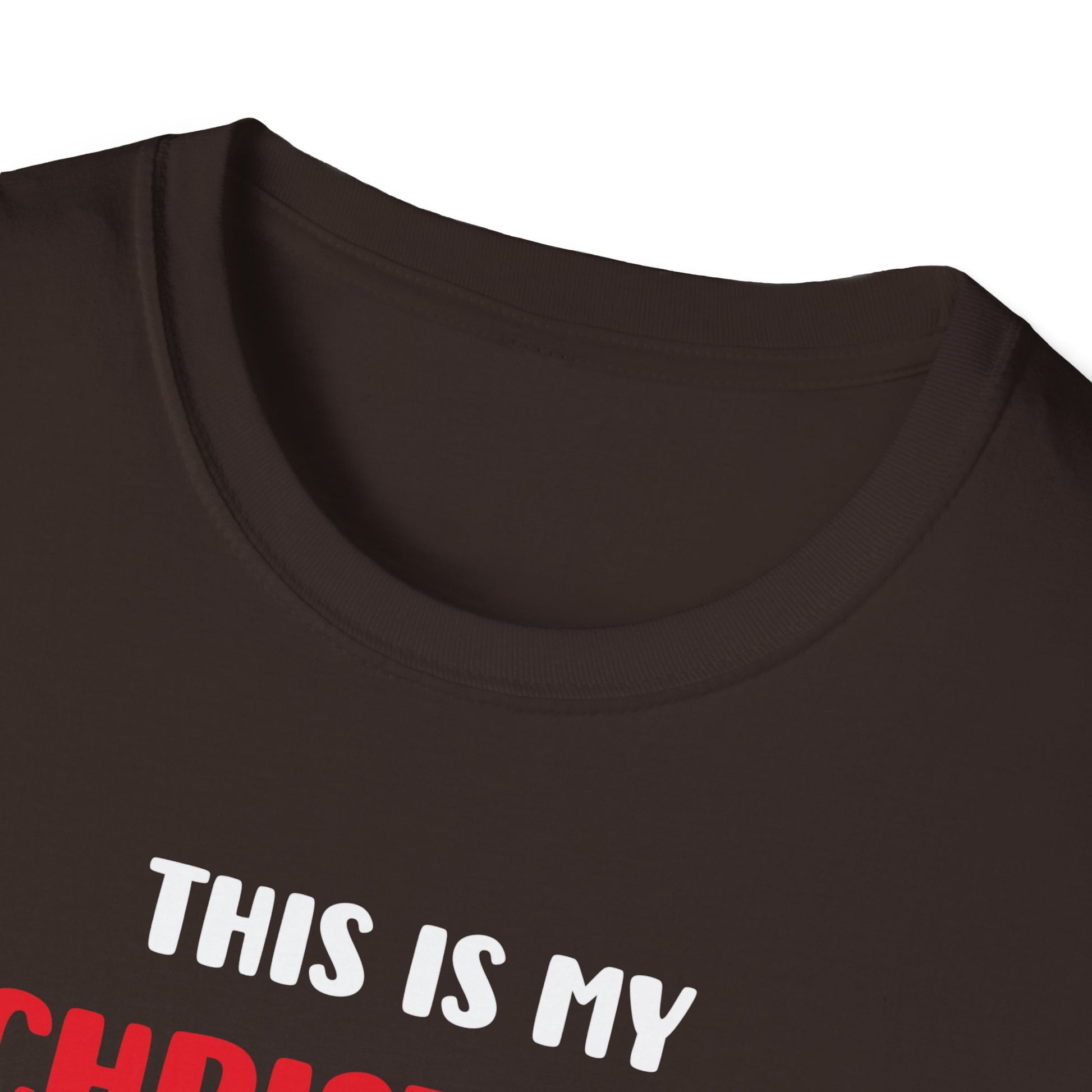 Christmas Movie Watching T-Shirt — Santa Relaxing on Couch Holiday Tee
