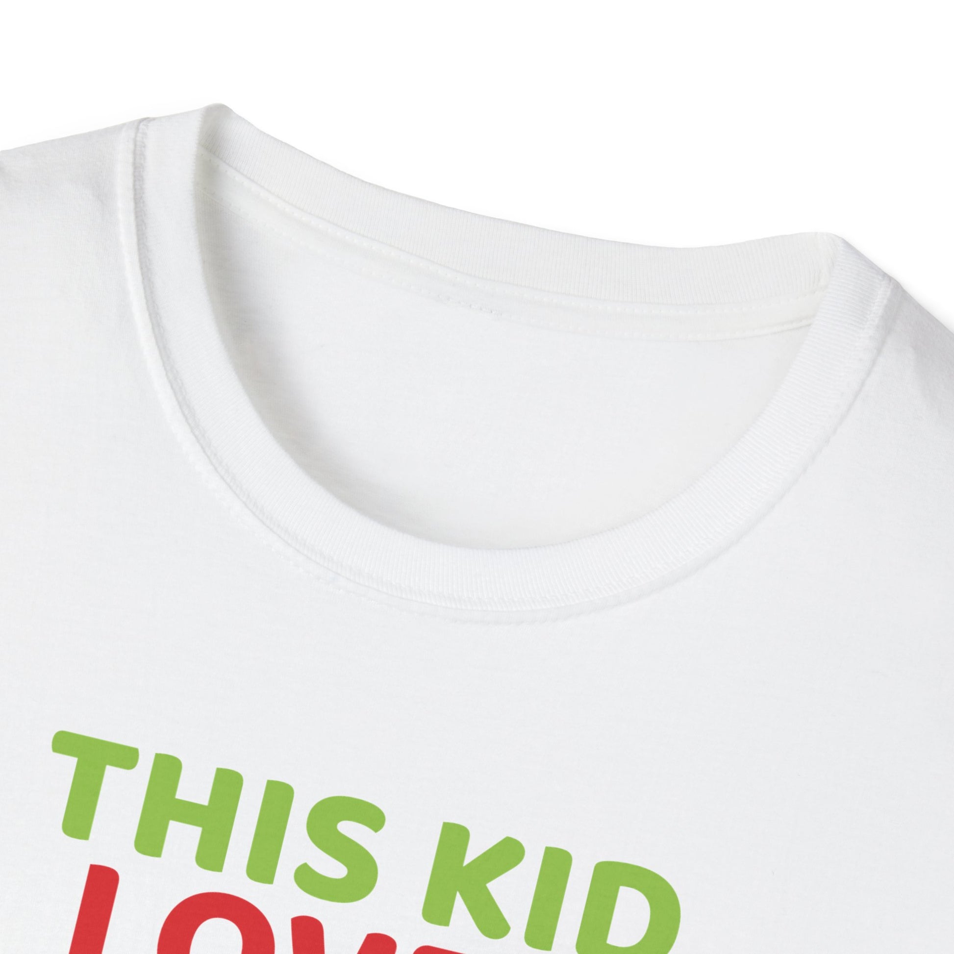 This Kid Loves Christmas Xmas Pajama Toddler Boys Girls Kids T-Shirt