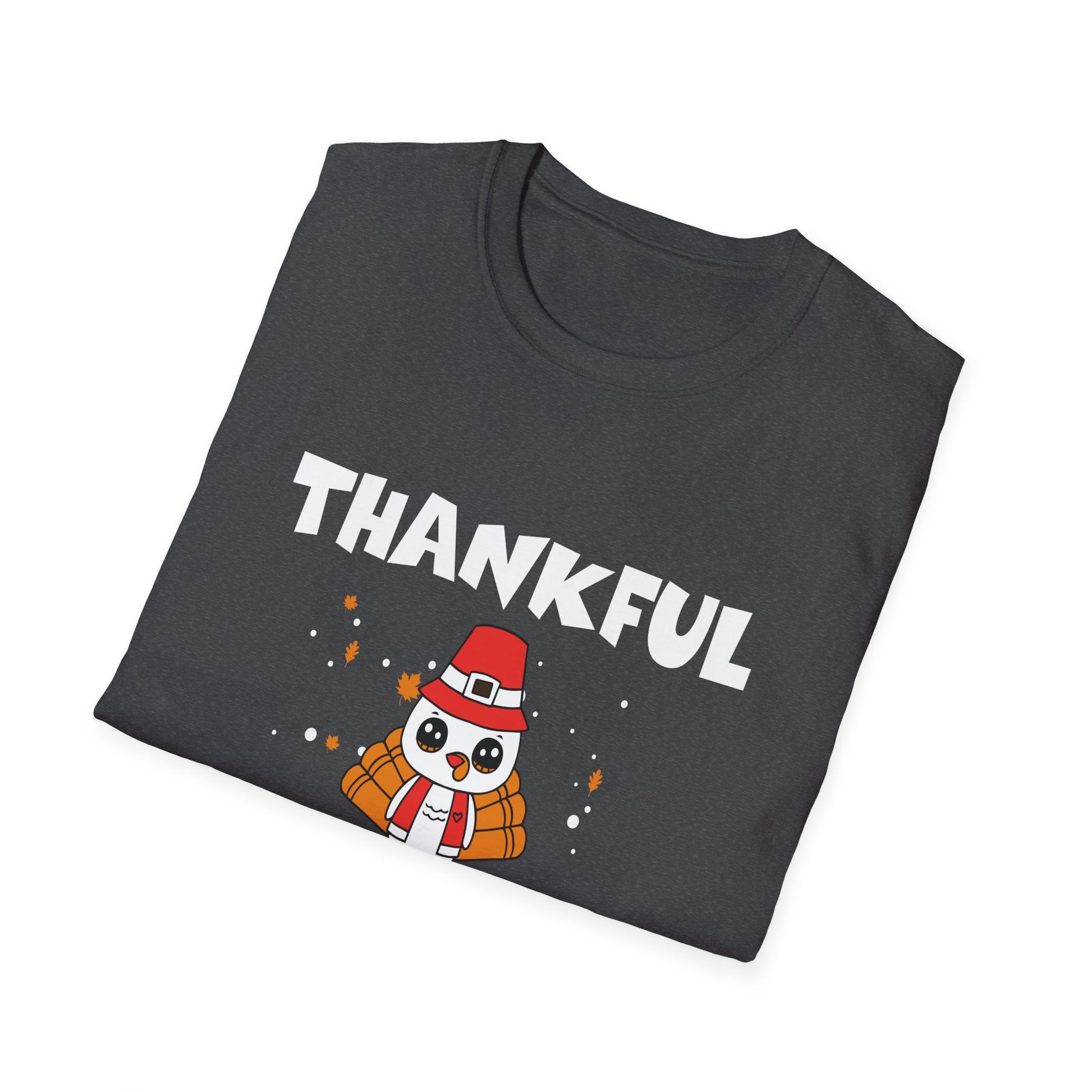Thankful For My Students T-Shirt — Thanksgiving Teacher Tee with Cute Pilgrim Penguin