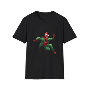 Spider Hero Holiday T-Shirt — Festive Superhero Graphic