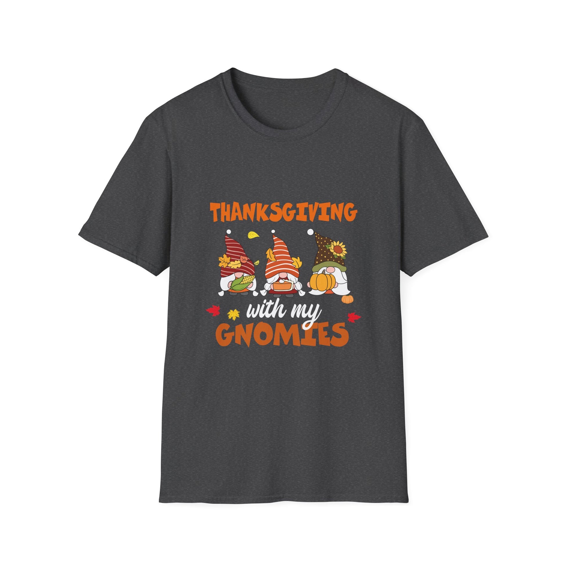 Thanksgiving With My Gnomies Happy Thanksgiving Gnome Fall Unisex T-Shirt