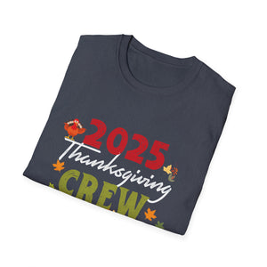 Family Thanksgiving 2024 Thanksgiving Crew Turkey Matching  Unisex T-Shirt