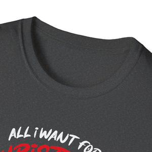 All I Want For Christmas Is A Unicorn Christmas Unicorn Unisex T-Shirt