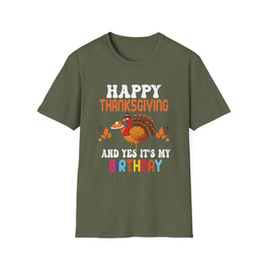 Thanksgiving Birthday T-Shirt — 