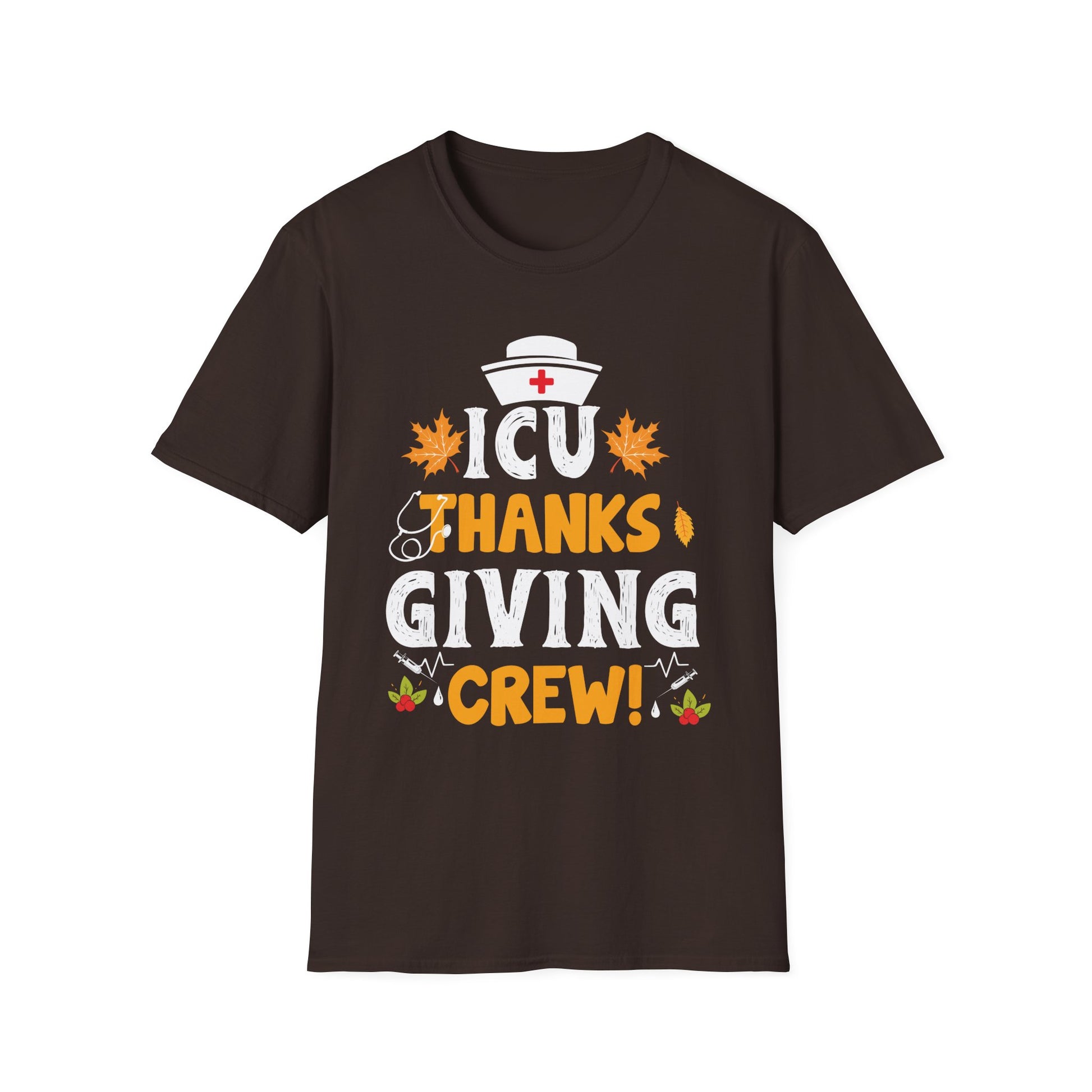 ICU Thanksgiving Crew T-Shirt — Nurse & Healthcare Staff Holiday Tee
