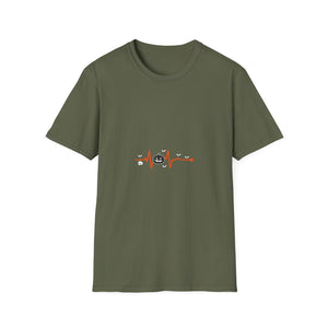 Halloween Heartbeat T-Shirt — Pumpkin EKG Graphic Tee