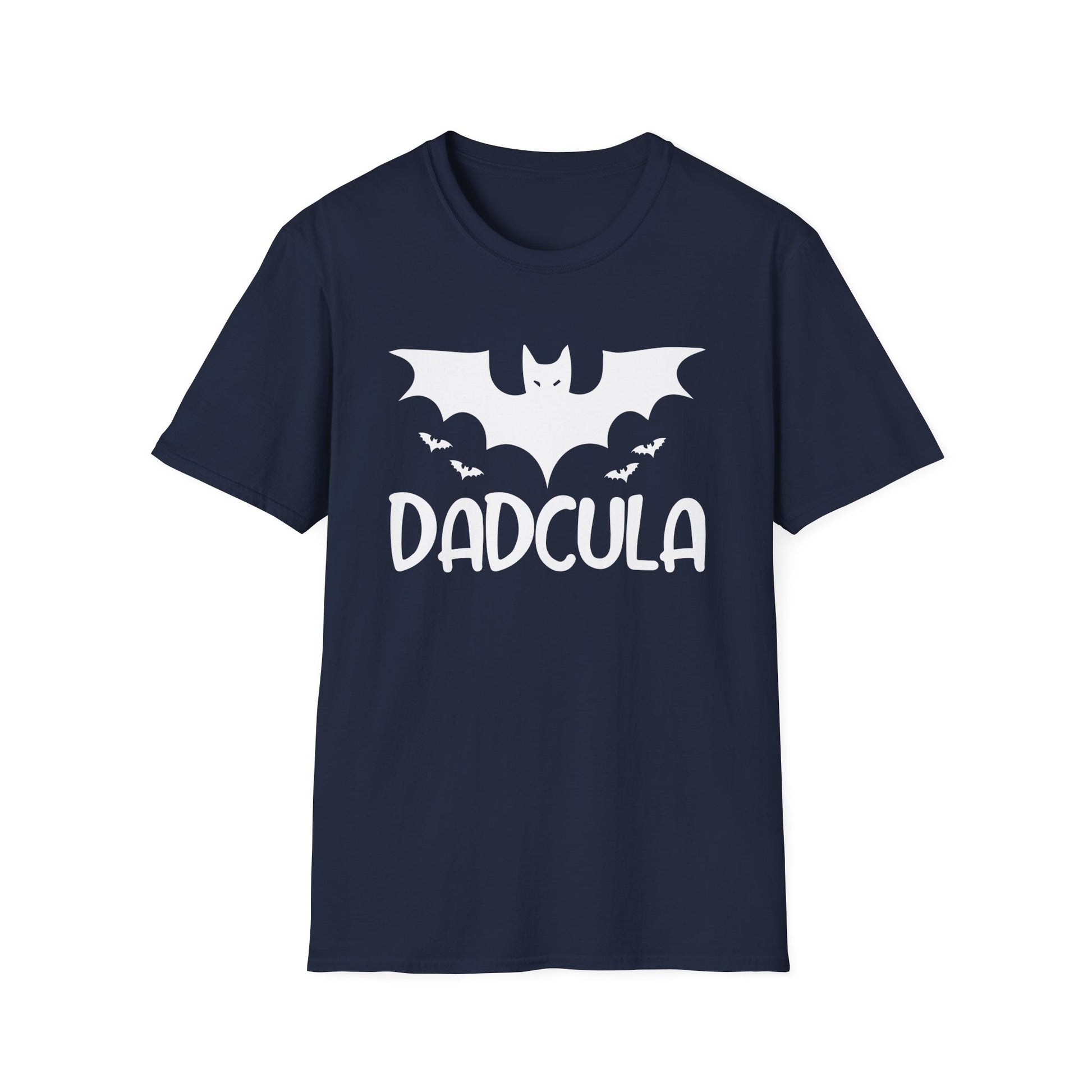 Dadcula T-Shirt — Halloween Dad Bat Design