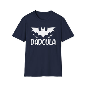 Dadcula T-Shirt — Halloween Dad Bat Design