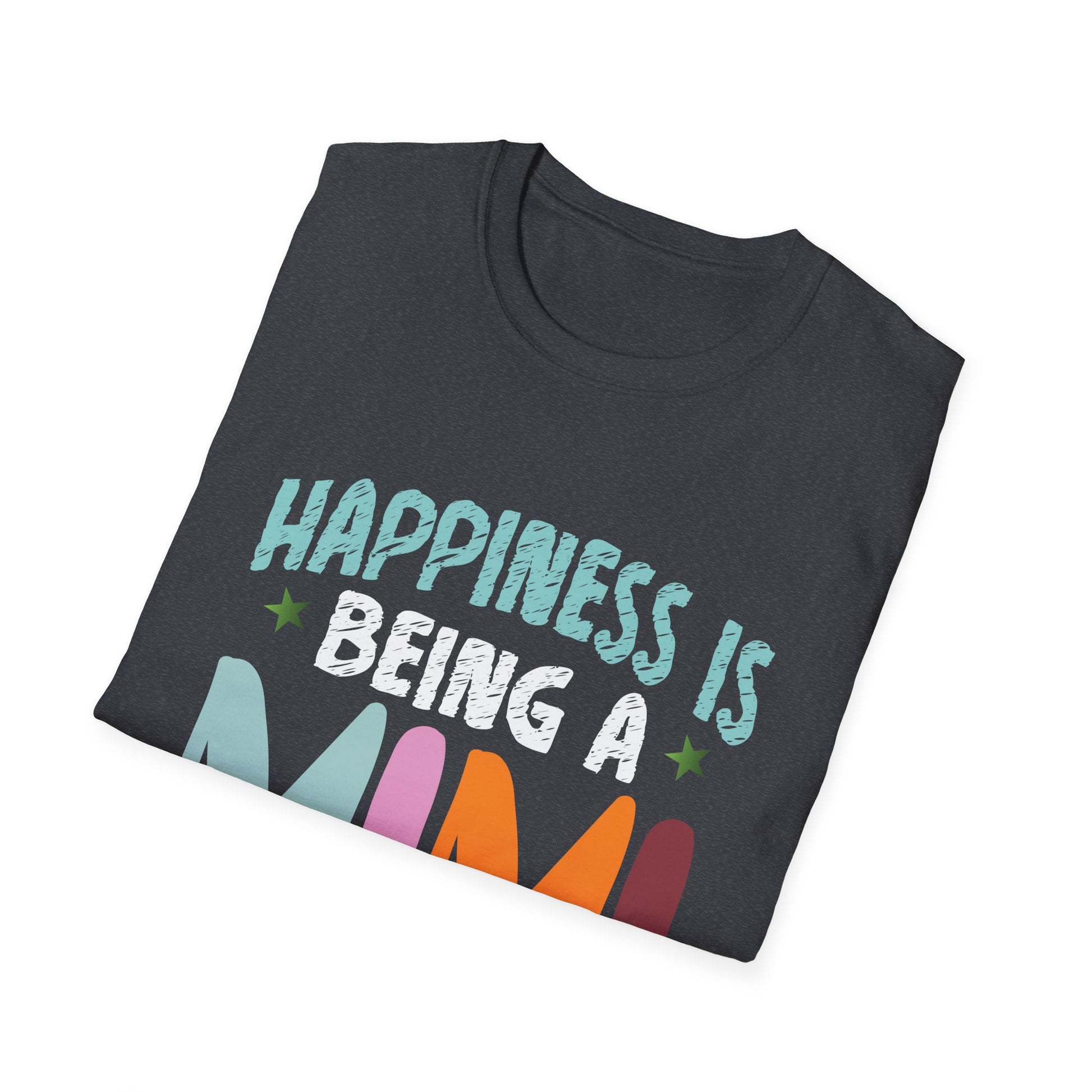 Womens Happiness is being a Mimi Announcement Mothers Day Unisex T-Shirt