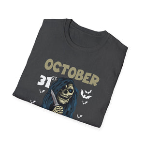 Halloween 'October Tourists' T-Shirt – Skull & Bats October 31 Graphic Tee
