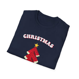 T-Shirt — Christmas in August Watermelon Tree Graphic Tee