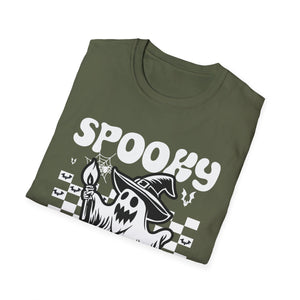 Spooky Counselor T‑Shirt — Halloween Ghost School Counselor Tee