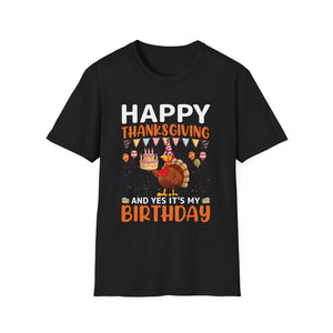 Thanksgiving Birthday T-Shirt — 