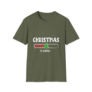 Christmas Is Loading T-Shirt – Holiday Progress Bar Funny Xmas Tee