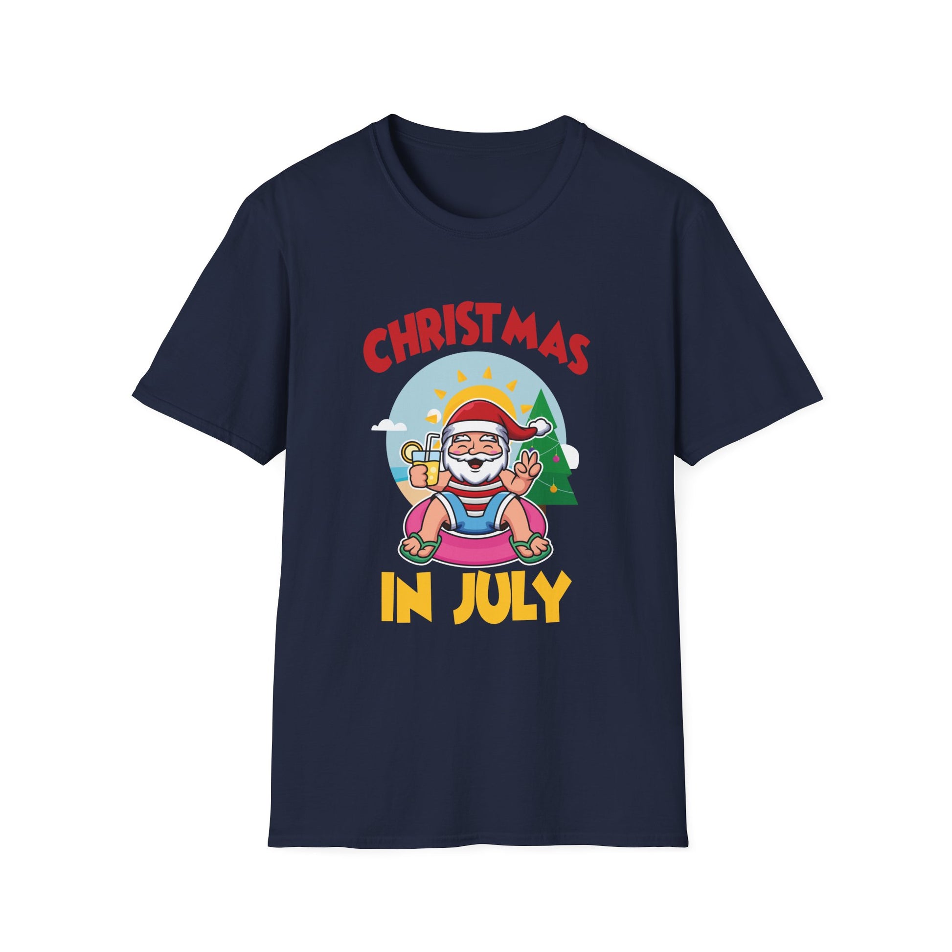Christmas in July funny santa xmas for Sommer Christmas Unisex T-Shirt