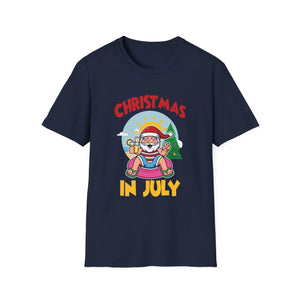 Christmas in July funny santa xmas for Sommer Christmas Unisex T-Shirt